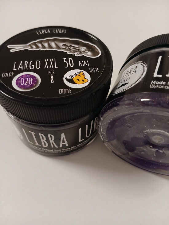 Largo XXL 50mm, 020 Purple With Glitter, 4,85gr, Cheese, 8pcs/pack